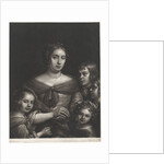 Portrait of a mother with four children by Wallerant Vaillant