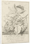 Flower Study with butterfly by Willem van Leen