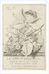 Flower Study with butterfly by Willem van Leen