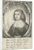 Portrait of Anna Maria van Schurman, Paulus Lesire by Cornelis Boey