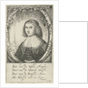 Portrait of Anna Maria van Schurman, Paulus Lesire by Cornelis Boey