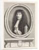 Portrait of Louis XIV, king of France, with lace collar with two brushes by Nicolas Mignard