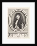 Portrait of Louis XIV, king of France, with lace collar with two brushes by Nicolas Mignard