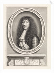 Portrait of Louis XIV, king of France, with lace collar with two brushes by Nicolas Mignard