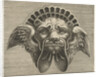 Mask with wings instead of ears and a headdress in the shape of a shell by Hans Liefrinck I