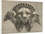 Mask with wings instead of ears and a headdress in the shape of a shell by Hans Liefrinck I