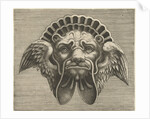 Mask with wings instead of ears and a headdress in the shape of a shell by Hans Liefrinck I