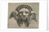 Mask with wings instead of ears and a headdress in the shape of a shell by Hans Liefrinck I