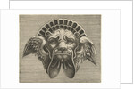 Mask with wings instead of ears and a headdress in the shape of a shell by Hans Liefrinck I