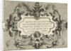 Cartouche with a quote from Epictetus by Gerard de Jode