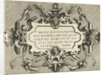 Cartouche with a quote from Epictetus by Gerard de Jode