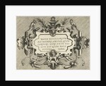 Cartouche with a quote from Epictetus by Gerard de Jode