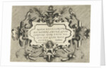 Cartouche with a quote from Epictetus by Gerard de Jode