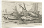 Fish on the beach by Albert Flamen