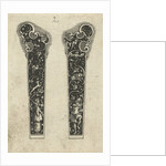 Two knife handles by Michiel le Blon