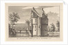 View of castle Gelderse Toren in Spankeren by Hendrik Spilman