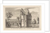 View of castle Gelderse Toren in Spankeren by Hendrik Spilman