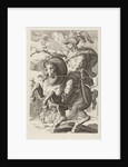 Marcus Curtius on horseback by Hendrick Goltzius
