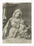 Mary with the Christ child by Raphael Sadeler I