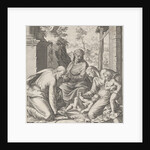 Holy Family with Anna and Johannes the Baptist as a child by Antonio Lafreri