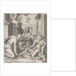 Holy Family with Anna and Johannes the Baptist as a child by Antonio Lafreri