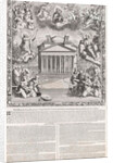 Allegory of the interior of the Pantheon in Rome, Italy, as a Christian church by Pope Boniface IV, Gommarus Wouters by Reverenda Camera Apostolica Roma