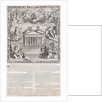 Allegory of the interior of the Pantheon in Rome, Italy, as a Christian church by Pope Boniface IV, Gommarus Wouters by Reverenda Camera Apostolica Roma