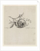 A rose and forget-me-nots by Elisabeth Johanna Koning