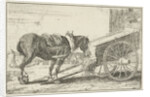 Horse with a cart by Jan van den Hecke I