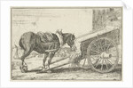Horse with a cart by Jan van den Hecke I
