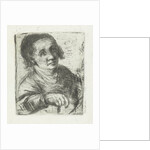 Man with cane by Jan Chalon