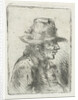 Man with hat by Jan Chalon