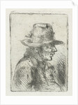 Man with hat by Jan Chalon