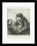 Mother with child by Jan Chalon