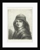 Woman with hood by Jan Chalon