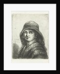 Woman with hood by Jan Chalon