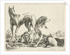 Three dogs by Pauwels van Hillegaert