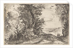 Two travelers at the edge of a forest by Anonymous