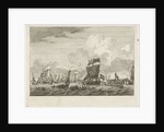 ships heading in Vlaardingen by Gerrit Groenewegen