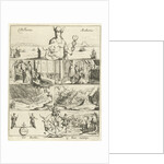 Several events in Europe in the year 1655 awarded by Mercury by Pieter Casteleyn