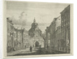 View of the Gate Wittevrouwen Utrecht by Jan van Lokhorst