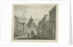 View of the Gate Wittevrouwen Utrecht by Jan van Lokhorst