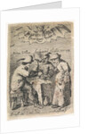 Farmers around a table, Reinhard Voskens by Pieter Jansz. Quast