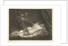 Sater spy a sleeping nymph by Caspar Netscher