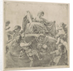 Justice surrounded by putti and cherubs by Anonymous