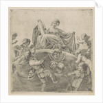 Justice surrounded by putti and cherubs by Anonymous