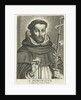 St. Dominic with rosary and lily by Peter Paul Rubens