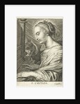 Saint Cecilia with organ by Cornelis Galle II
