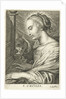 Saint Cecilia with organ by Cornelis Galle II