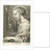 Saint Cecilia with organ by Cornelis Galle II